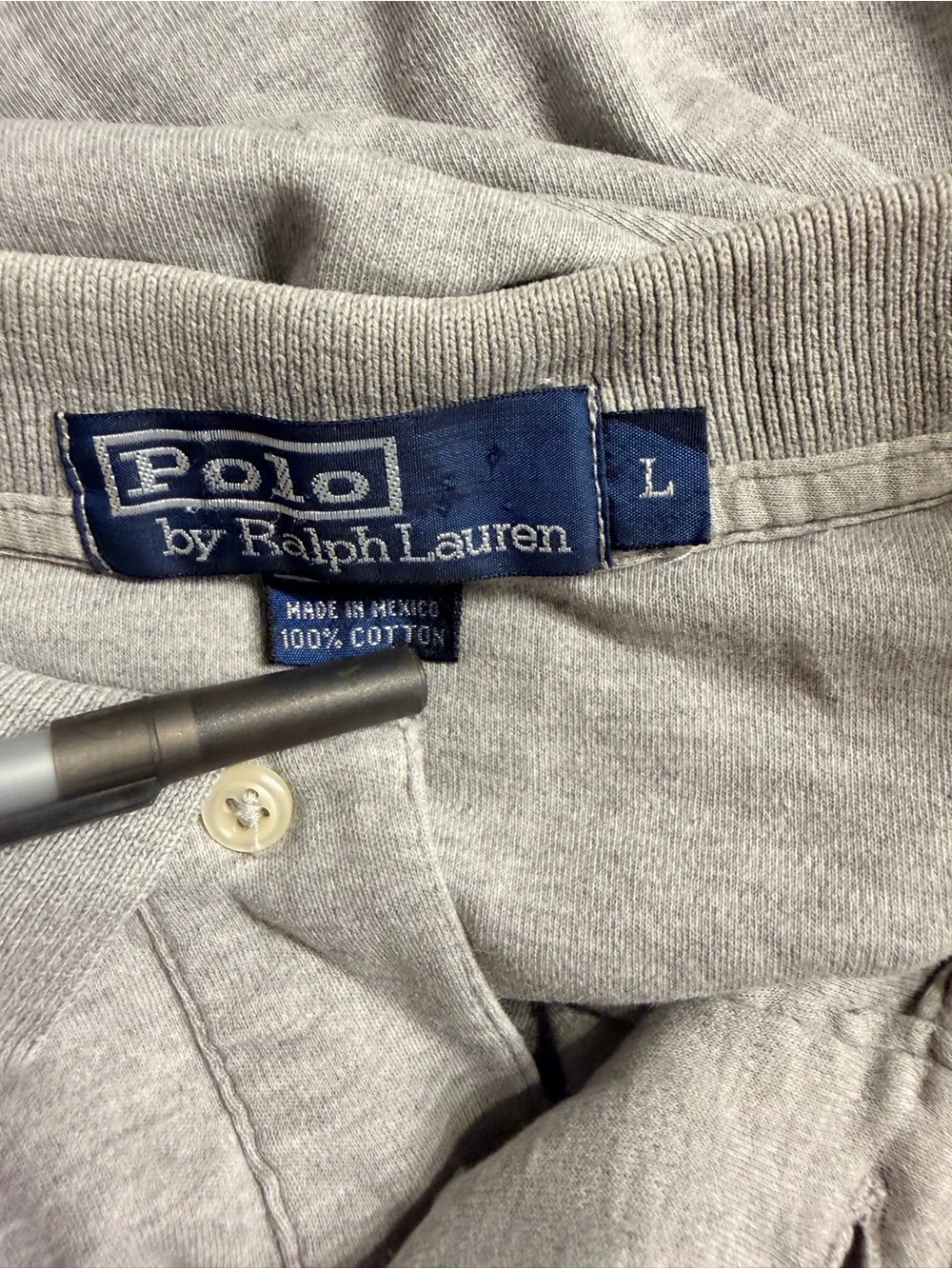 Polo Ralph Lauren Men’s Gray Short Sleeve Soft Polo Shirt, Size Large